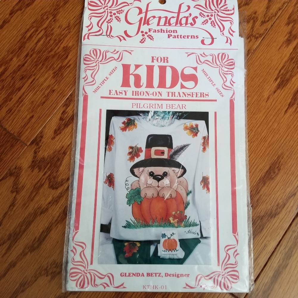 4 TRANSFERS Easy Iron on transfers pattern craft kits